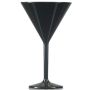 Kunststof glas Kelly black | Martiniglas