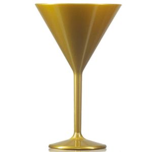 Kunststof glas Kelly gold | martiniglas