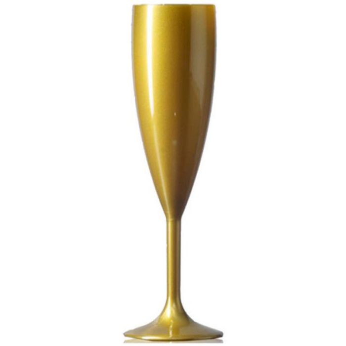 Kunststof Champagneglas Gold Cecile 19 cl