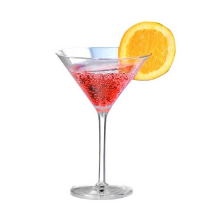 Splash-X Kunststof Martiniglas Kelly 20cl Clear met cocktail